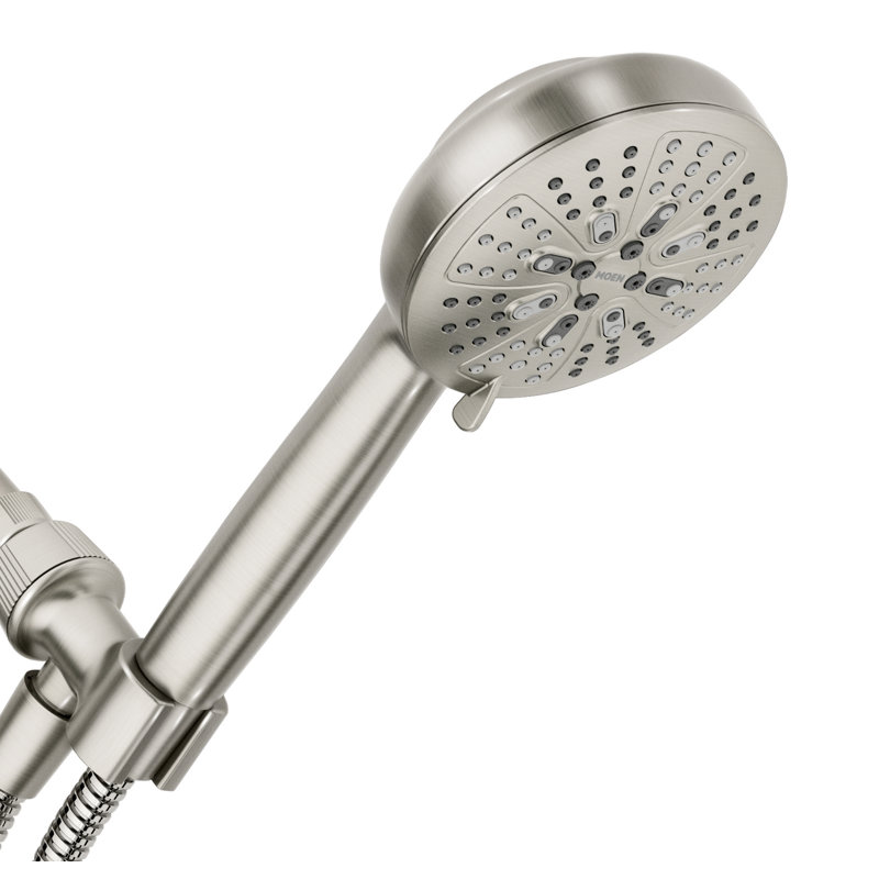 Hydro Energetix Eight-Function Handheld Shower, Spot Resist Nickel