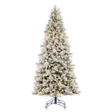 Goryana 9' H Lighted Artificial Pine Christmas Tree