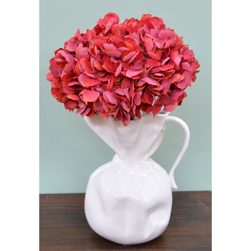 Paper, Silk Hydrangea Arrangement