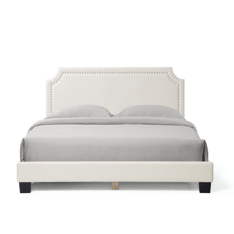 Lit plateforme tapissier Anij