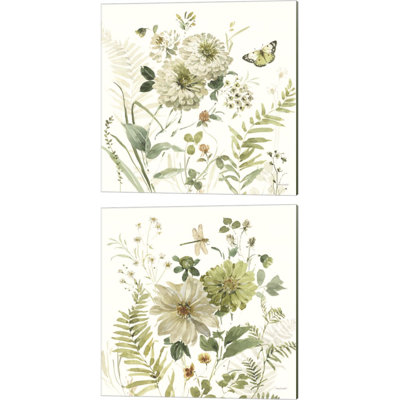 " Green Fields II & III " by Lisa Audit 2 - Pieces