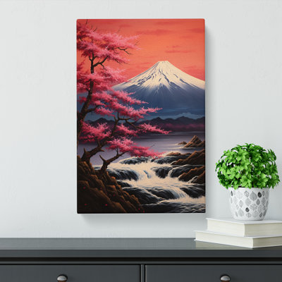 Mount Fuji Romanticism - Wrapped Canvas