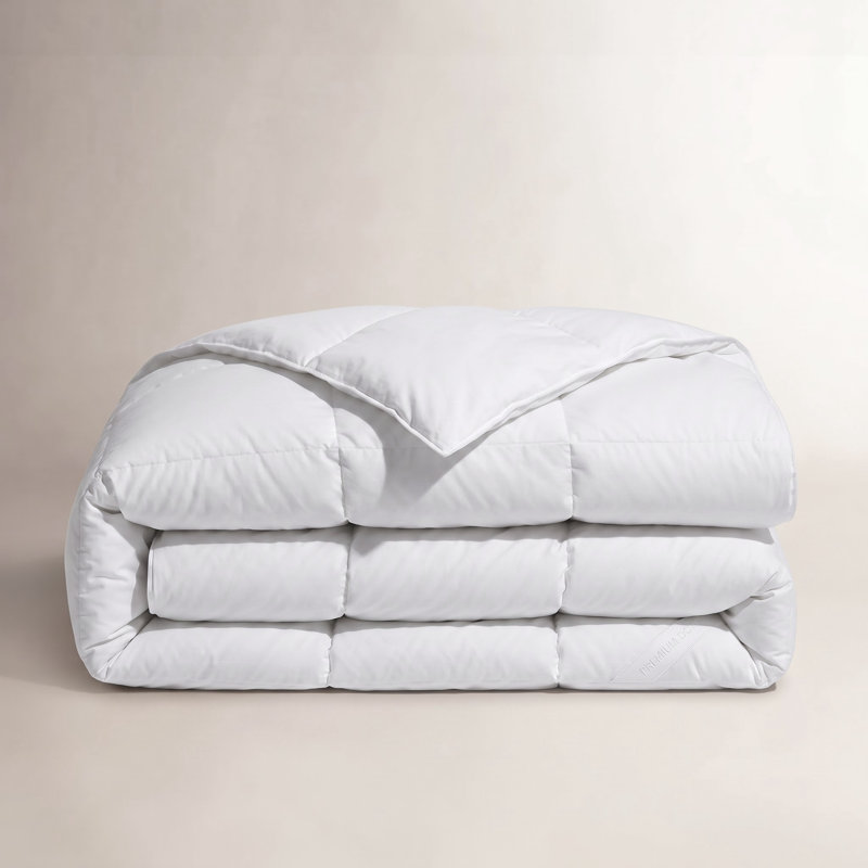  Insertion de couette en duvet synthétique toutes saisons Luxury, Édredon très grand californien, Blanc