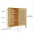 Large-Capacity Single-Door Storage Shelves