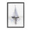 Toile flottante encadrée Minimal Sailboat Reflection par Victoria Barnes