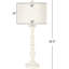 Lampe de table 33 po Louella