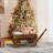Wooden Wagon Planter Box, Mobile Garden Planter with 4 Wheels