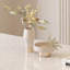 Table de salle à manger moderne et luxueuse de style crème-1075309967