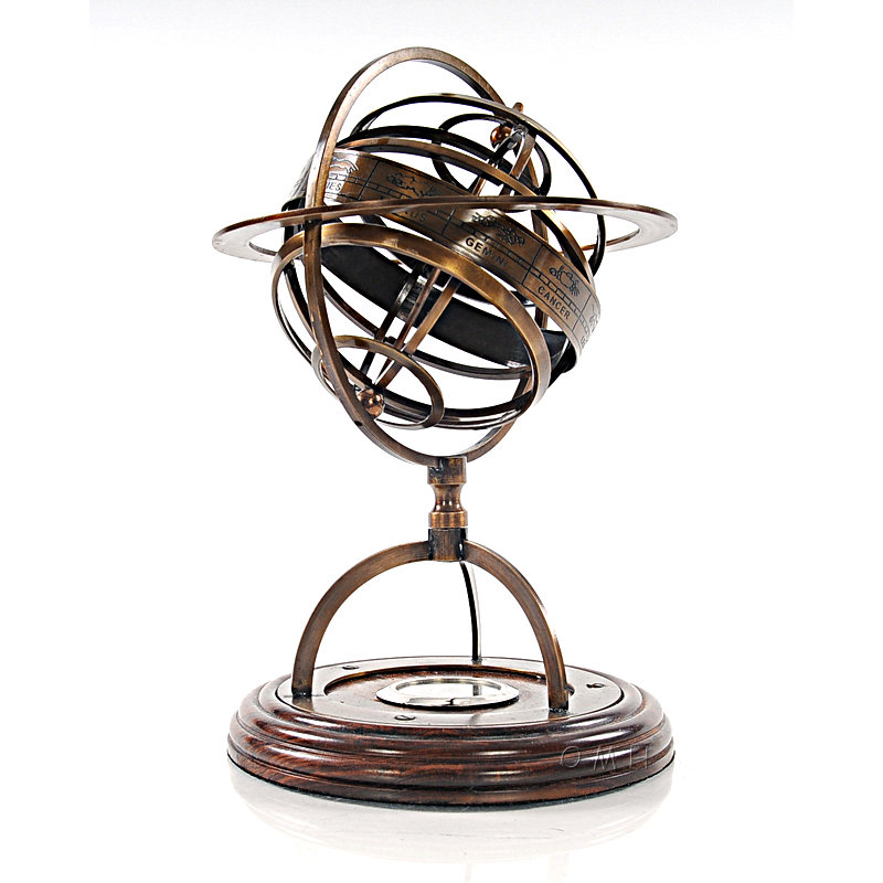 Sculpture armillary laiton Stalybridge