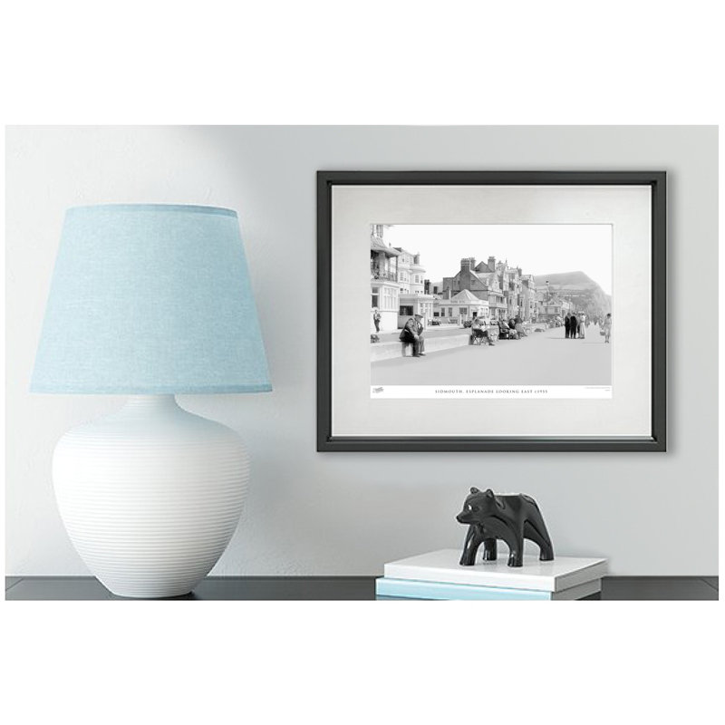 Sidmouth, Esplanade Looking East C1955 by Francis Frith - Single Picture Frame Print, 45cm H x 60cm W x 2.3cm D