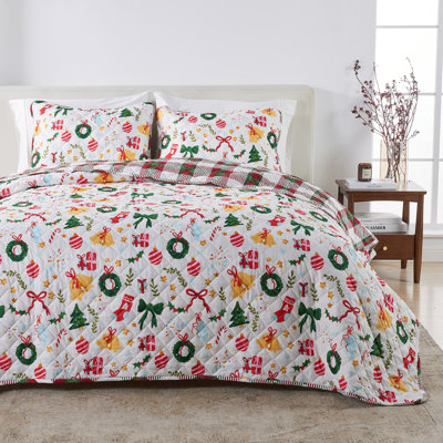 Ensemble de courtepointe Vibrant & Cheerful Christmas