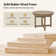Turlock Modern Solid Wood Extendable Dining Table