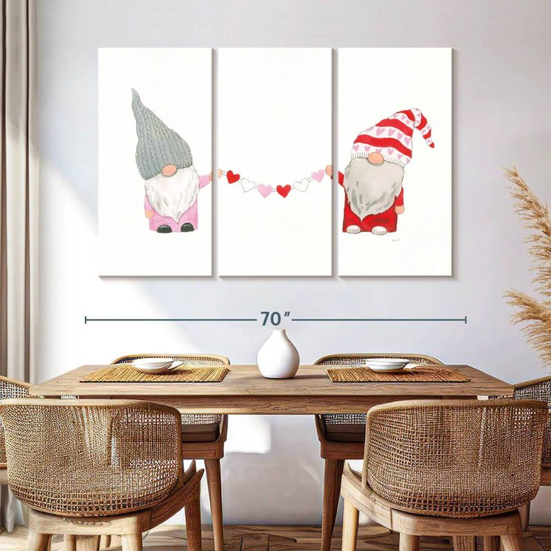 Kelan Gnomes In Love I, 48" H x 74" W
