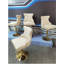 Infinity Upholstered Adjustable Stool with Metal Frame
