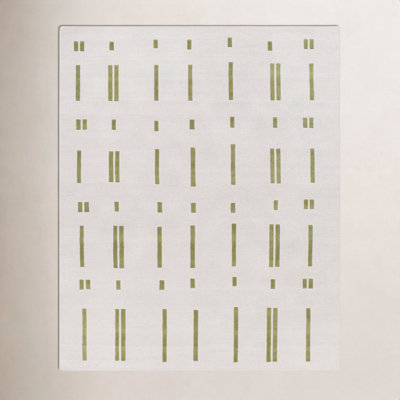 Sametria Hand-Tufted Striped Rug