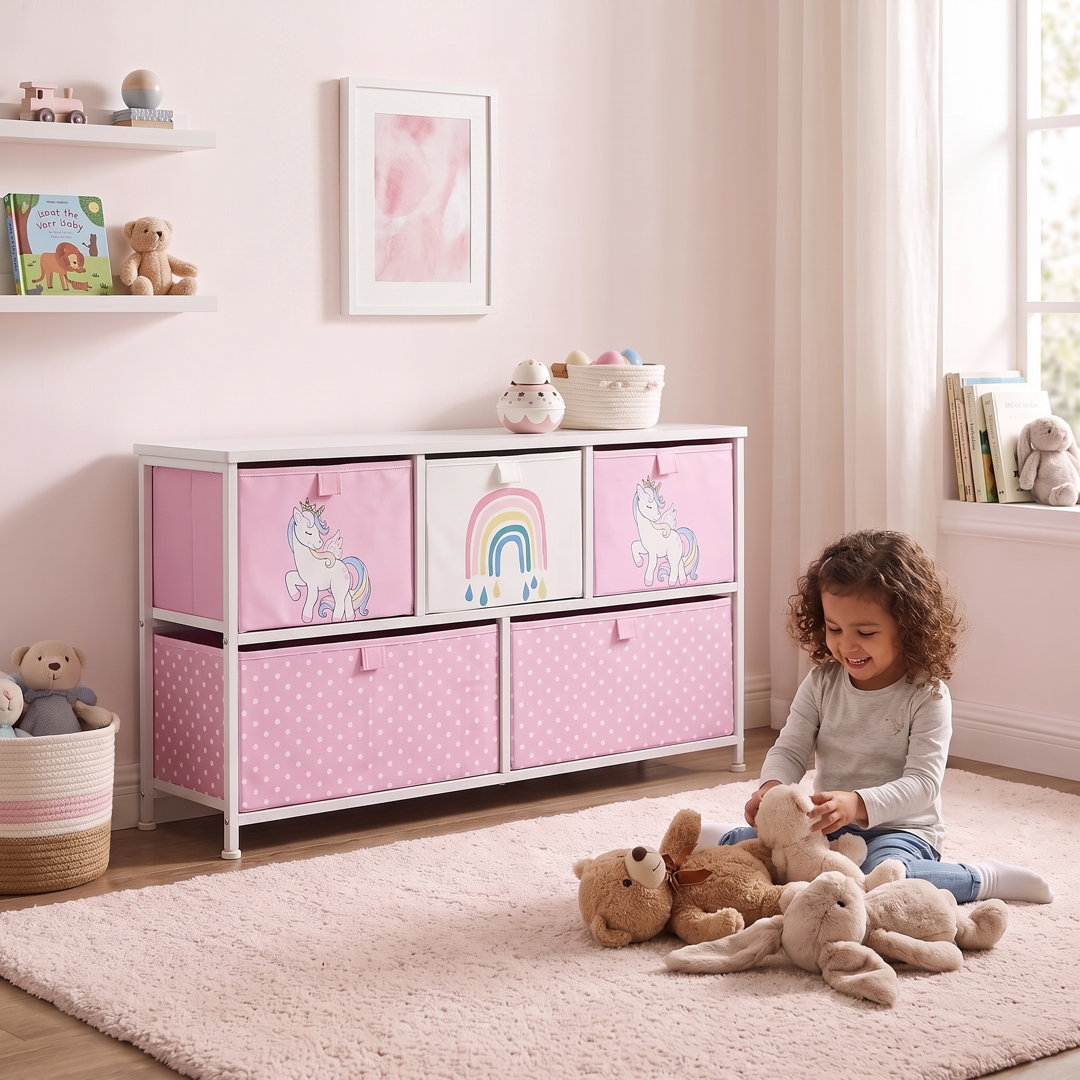 Unicorn 5 Drawer Storage Chest