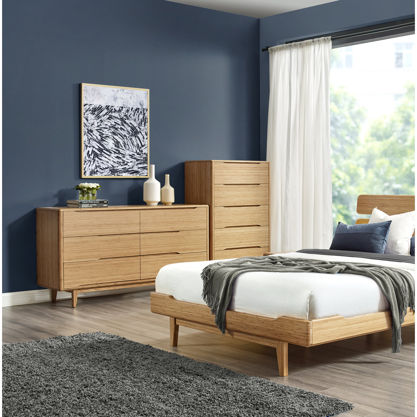 Lacey 5 - Drawer Dresser, Caramelized