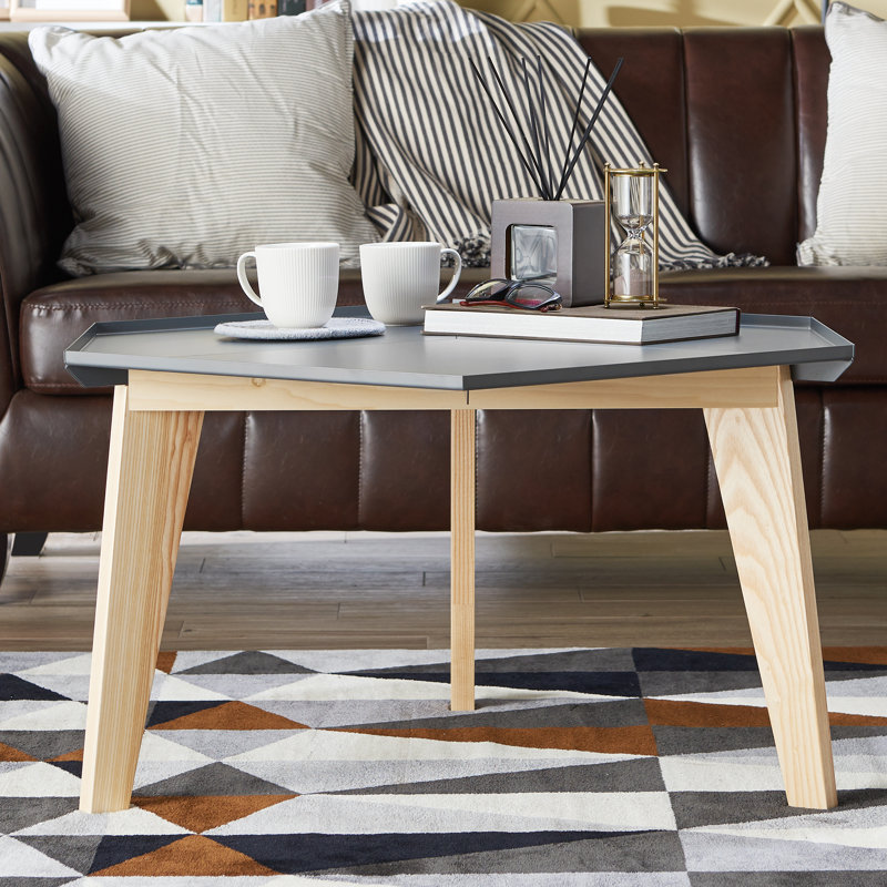 Delano Three Leg Coffee Table, Grey