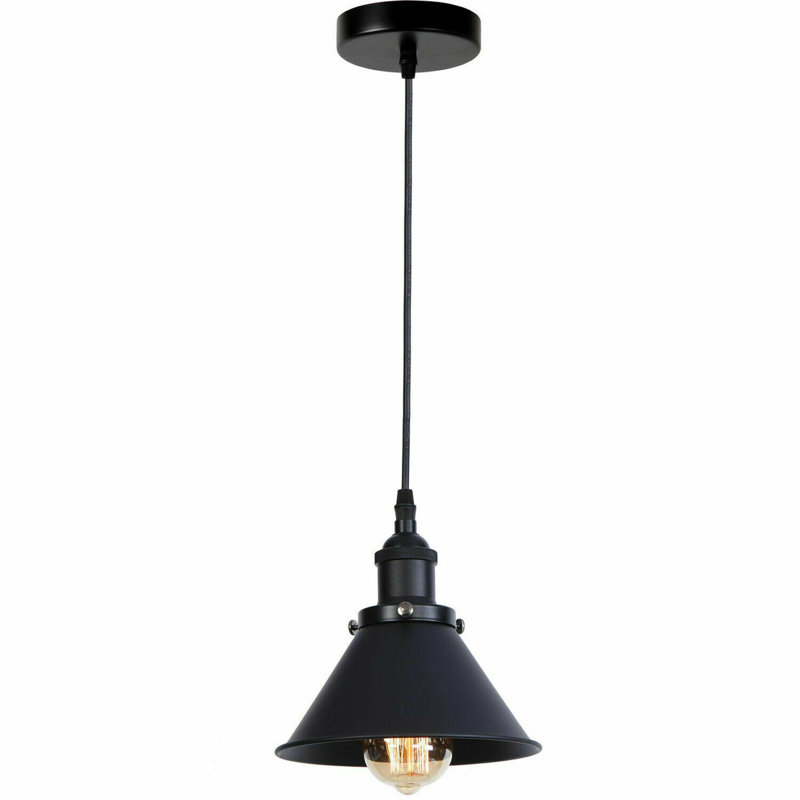 Elam 1 - Light Black Single Pendant, 117cm H x 18cm W x 18cm D