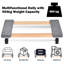 14cm H x 46cm W x 76cm D 454kg Solid Wood Furniture Dolly