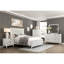 Commode de finition blanche antique avec tiroirs de rangement