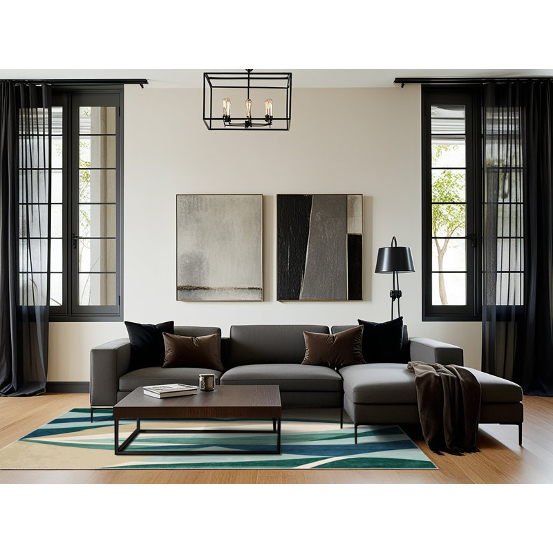 Sunlit Reflections Rug, Rectangle 2' x 3'