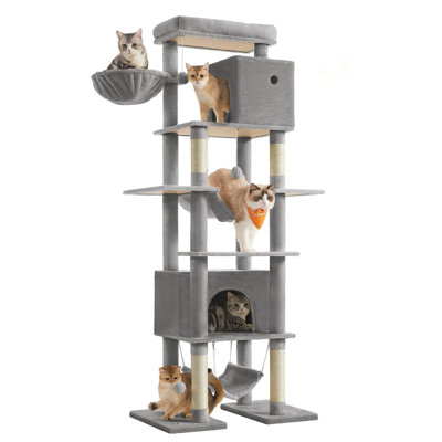 Grand arbre à chat à niveaux 79,1 po