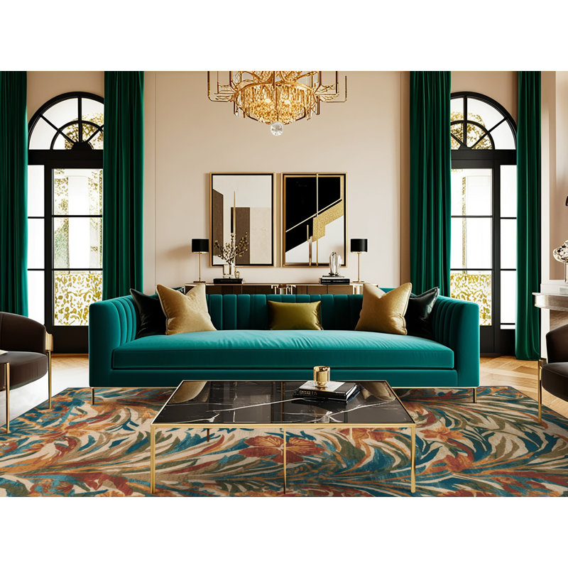  Tapis lavable tropical Pacific Coastal, Tapis de couloir 2 pi x 5 pi