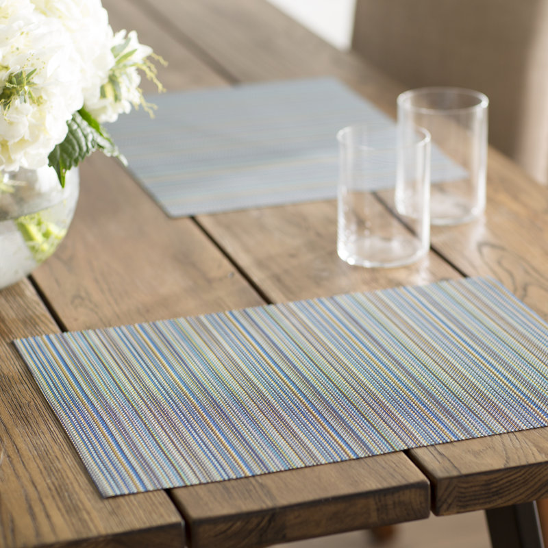 Napperon en vinyle Metroweave®, Bleu