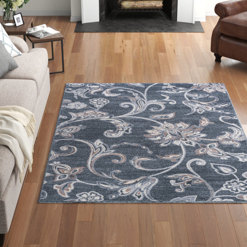 Tapis gris foncé Wealden, Rectangle 5 pi x 7 pi