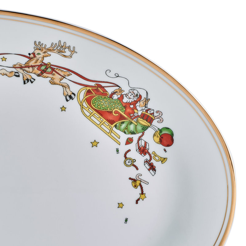 Fitz and Floyd St. Nicholas 14-In Platter