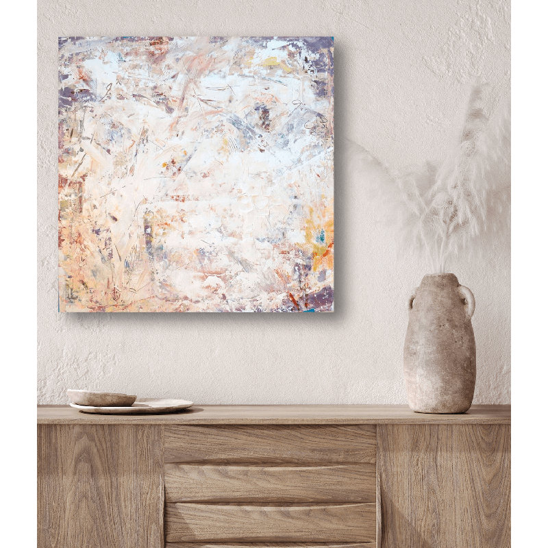 Bubble Gum - Artist Enhanced Canvas Print, 36" H x 36" W x 1.5" D, Wrapped Canvas