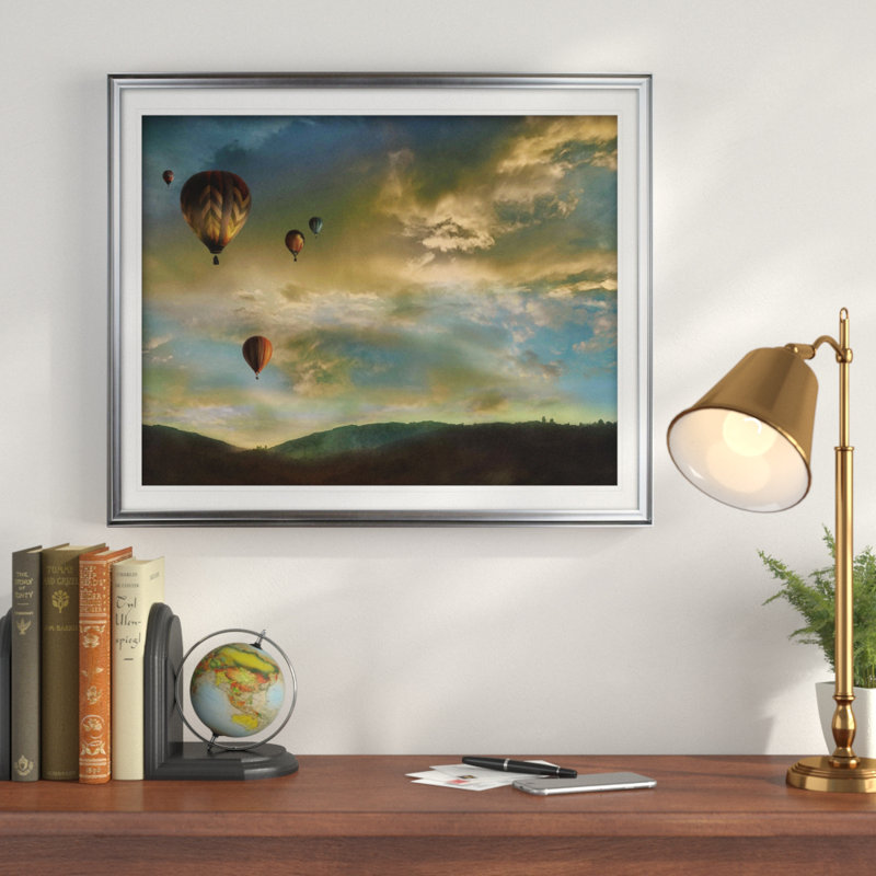 « coucher de soleil », impression, Argent, H 31 po x l 43 po x P 1,5 po