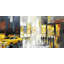 Rainy busy street - 24"x48" Framed canvas