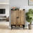 29.6 Inches Wooden Shoe Cabinet With Doors, 7-Tier Shoe Storage Organizer-907432973