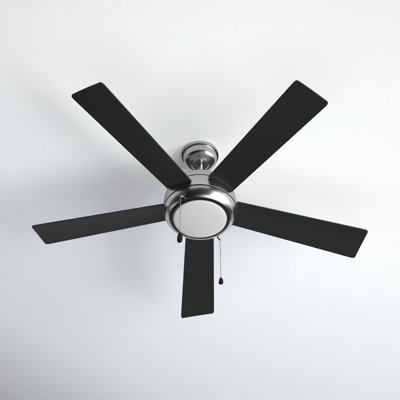 Marcin 52'' 5 Blade Ceiling Fan with LED Light Kit