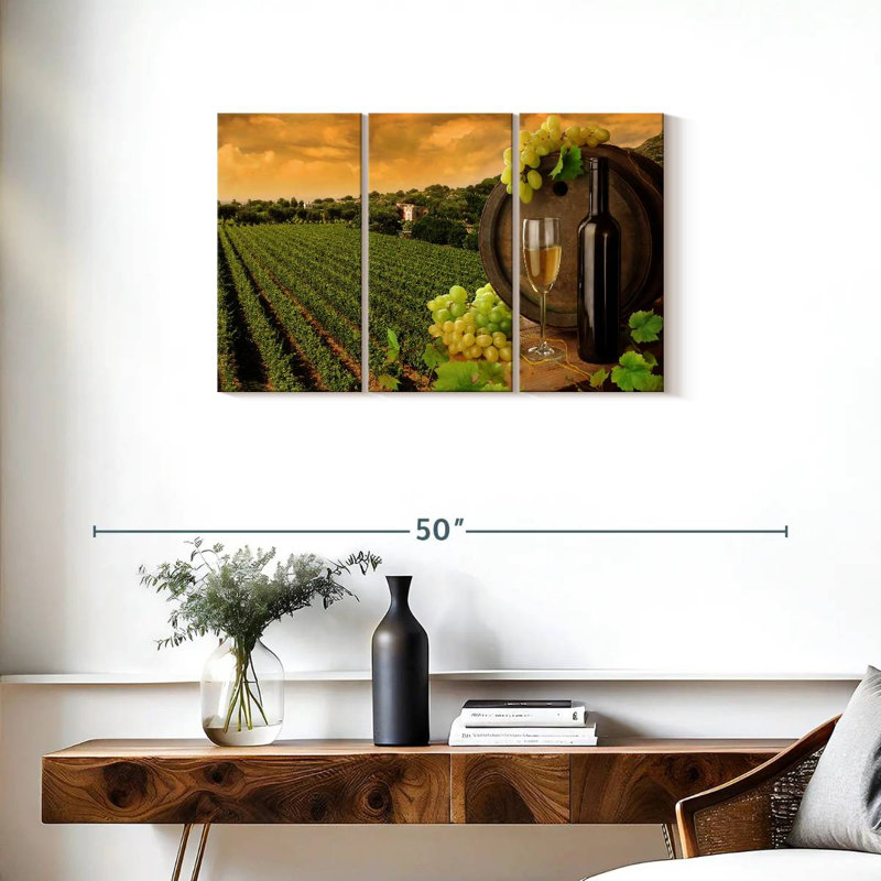 Yarlin Vineyard en Toscane, H 20 po x l 33 po