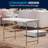 Noah 47.75'' Adjustable Height Bi-Fold Plastic Folding Event Table with Carrying Handle by Flash Furniture