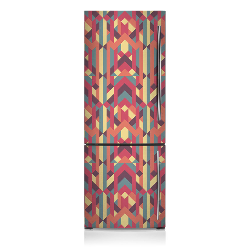 Coloured Lines Door Sticker