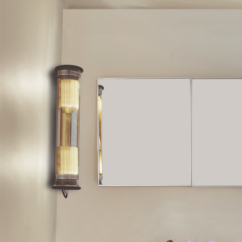 2 - Light Flush Mounted Sconce, Gold