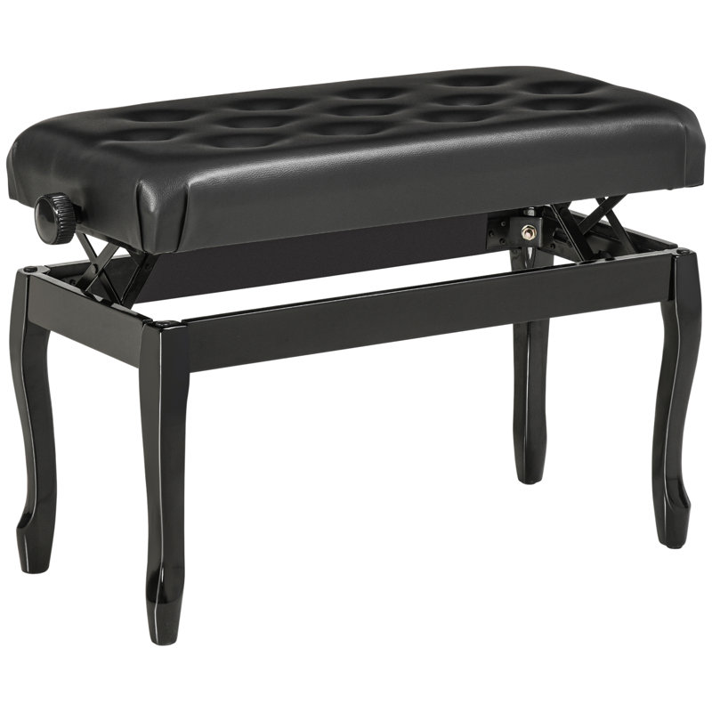 Banc de rangement en faux cuir
