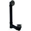 12" & 4" Sch. 40 ABS Tip-Toe Bathtub Leg Drain with No-Hole Overflow-37012002
