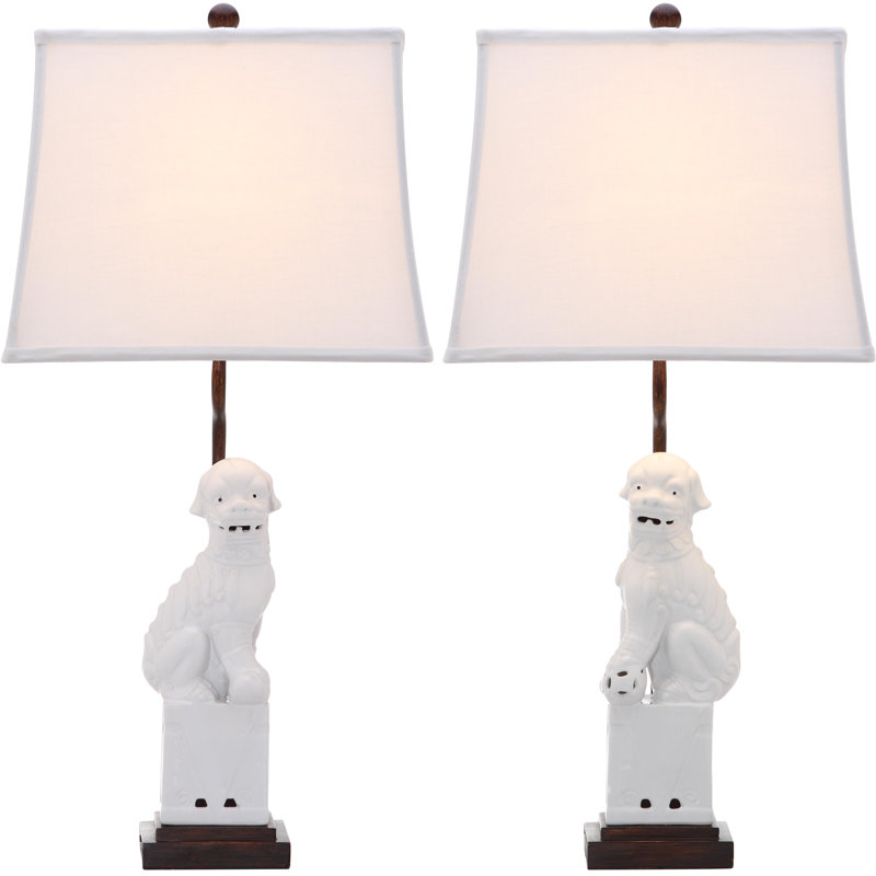 Mcchristian Ceramic Table Lamp, White