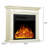 Freestanding Electric Fireplace With Remote Control.-800285592
