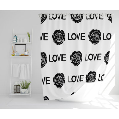 Donahoe Polyester Shower Curtain