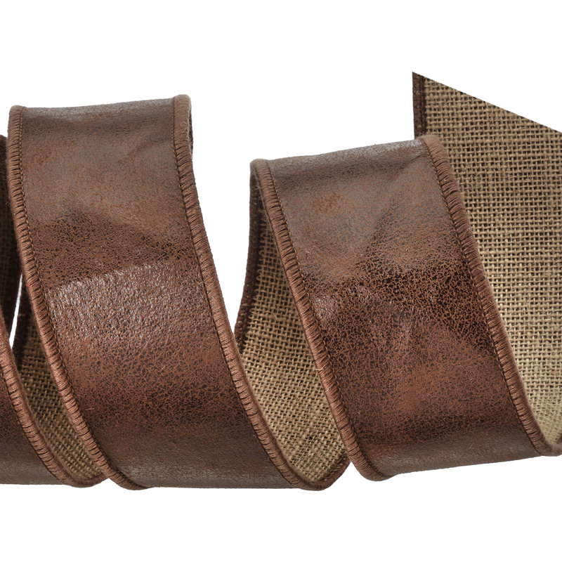 Ruban de jute en cuir 2,5 po X5Y