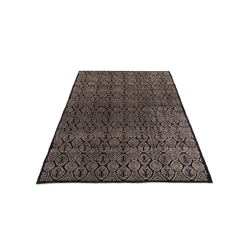 Tapis noir Indira