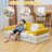 13PCS Modular Kids Play Couch with Washable Velvet Cover, Convertible Toddler Foam and Floor Cushion, Modular Couch for Boys & Girls, Nursery, Playroom-422329681