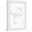 Kiss Outline - Single Picture Frame Painting-1510602309