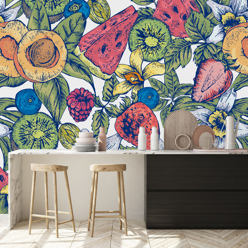 Murale Cornita, L 100 po x L 8,33 po